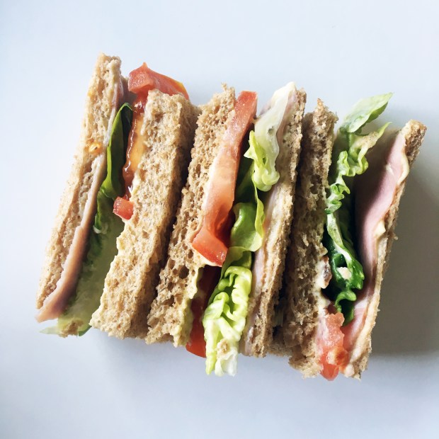 Ham sandwiches finished