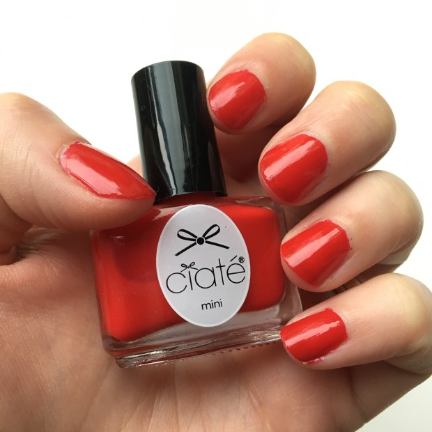 Boudoir from Ciate's Mini Mani Month Advent calendar: nail swatch
